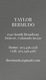 Vertical Serif Large Initial Double Sided Shimmer Contact Cards Image 7 of 12